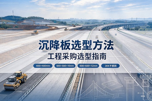 七星关沉降板选择方法