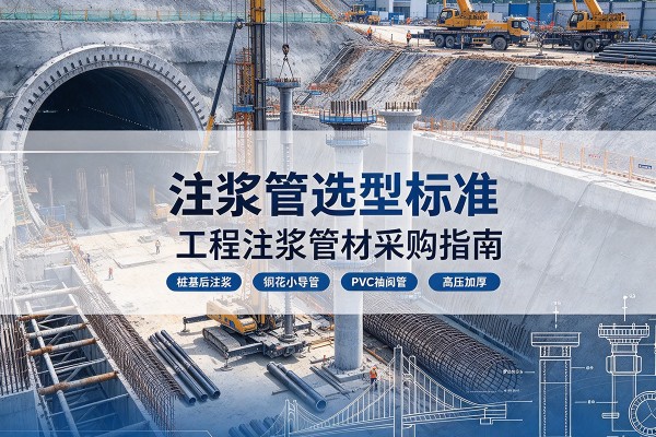 七星关注浆管选型标准