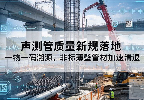 七星关声测管质量新规落地，一物一码溯源，非标薄壁管材加速清退